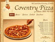 Tablet Screenshot of coventrypizza.com